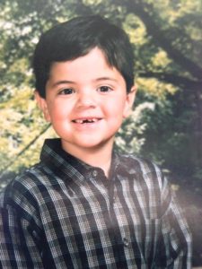 Thomas Stroud childhood photo